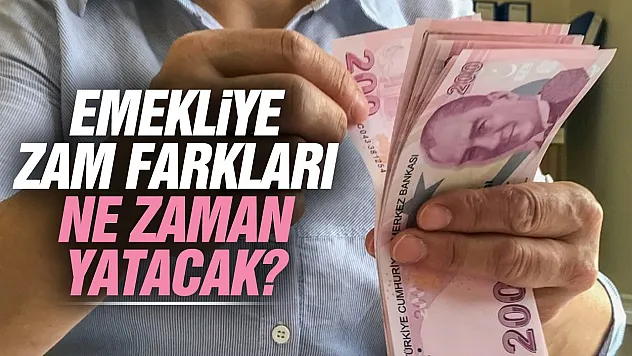 Memur emeklilerine zam farkı müjdesi
