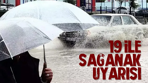 Meteoroloji'den 19 İl İçin Kuvvetli Yağış Alarmı: Sel ve Dolu Riski Var
