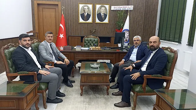 Milletvekili Ersan Aksu'dan Havza Kaymakamı Samet Serin'e hayırlı olsun ziyareti