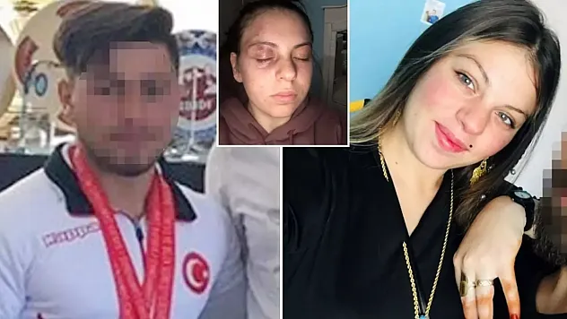 Milli sporcu eşine kabusu yaşattı