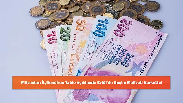 Milyonları İlgilendiren Tablo Açıklandı: Eylül'de Geçim Maliyeti Korkuttu!