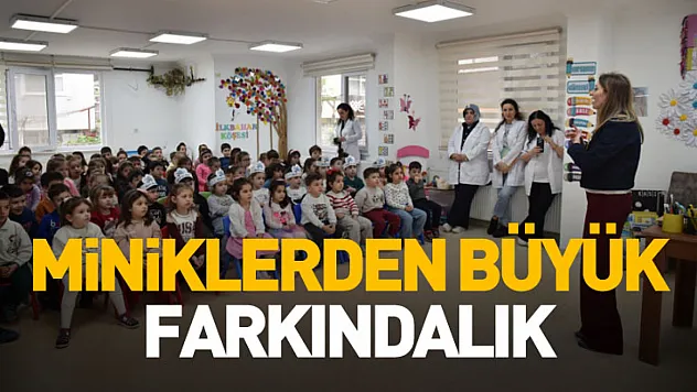 Miniklerden büyük farkındalık: Ata Çocuk'ta su tasarrufu eğitimi