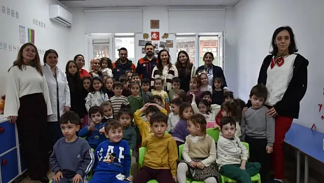 Miniklere afet bilinci aşılandı