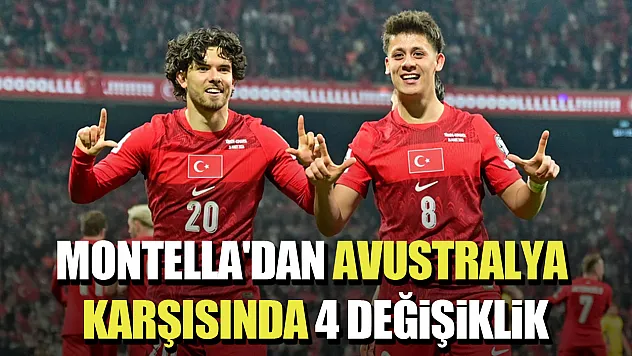 Montella'dan Kadroda 4 Değişiklik