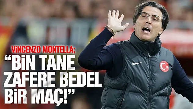 Montella'dan Veda Maçında Tarihi Sözler