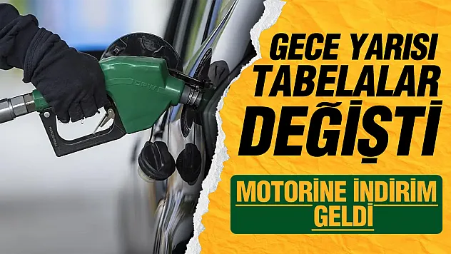 Motorine zamların ardından indirim geldi