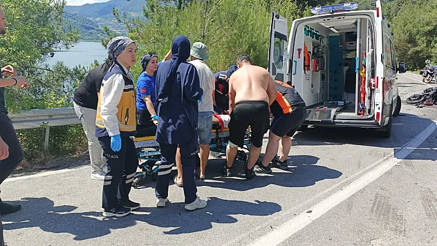 Motosiklet kazası can aldı