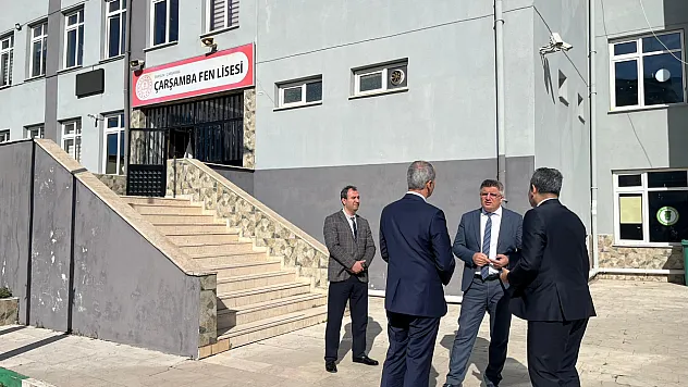 Müdür Ağar'dan Fen Lisesi'ne ziyaret