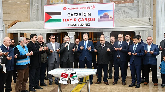 Müftülük'ten Gazze'ye destek çarşısı