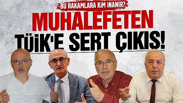 Muhalefetten TÜİK'in işsizlik verilerine sert tepki