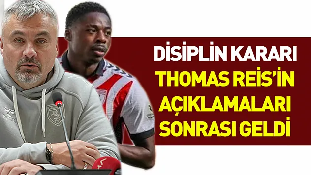 Musaba'ya disiplin kararı Thomas Reis'in açıklamaları sonrası geldi
