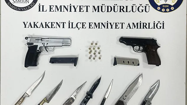 Narko Alan uygulaması: Silahlar ele geçirildi