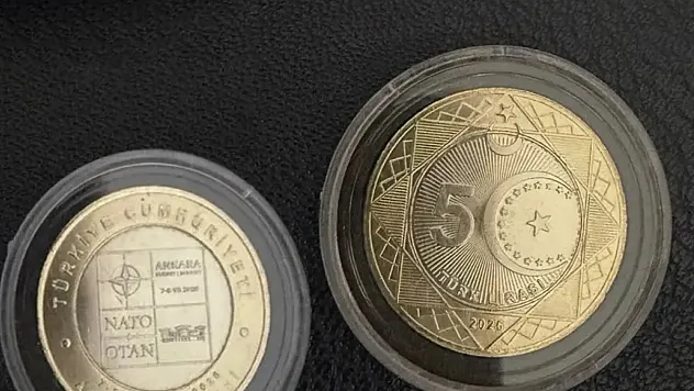 NATO Zirvesi anısına özel 5 liralık hatıra parası basıldı