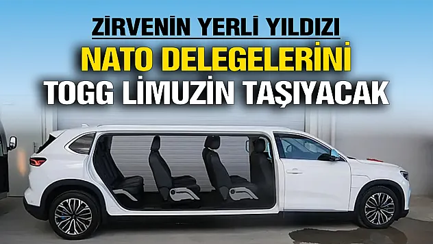 NATO Zirvesi'nde yerli ve milli gövde gösterisi: Ulaşım TOGG limuzinlere emanet