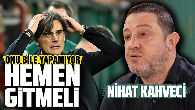 Nihat Kahveci'den Montella'ya olay sözler