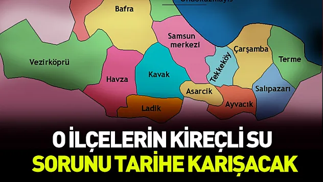 O ilçelerin kireçli su sorunu tarihe karışacak
