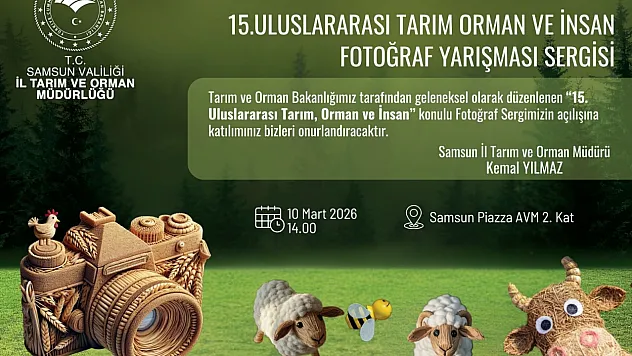 ödüllü eserler Samsun'da sergilenecek