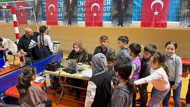 Öğrenciler sportif yetenek taramasından geçti