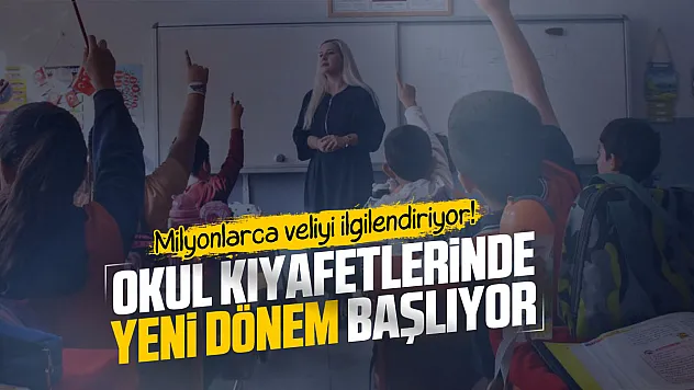 Okul kıyafetlerinde yeni dönem başlıyor