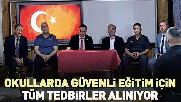 Okullarda güvenli eğitim için tüm tedbirler alınıyor