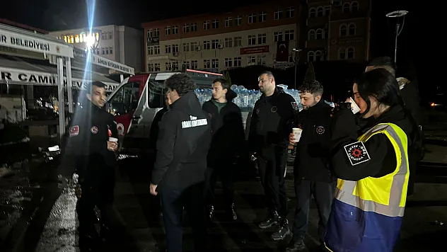 OMÜ arama-kurtarma ekibi sel bölgesinde görev aldı