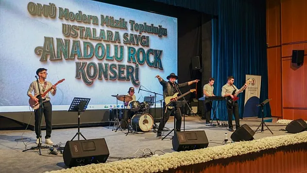 OMÜ'de Anadolu Rock Rüzgarı Esti