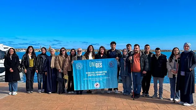 OMÜ'de sosyal hizmette dijital empati projesi sahada uygulandı