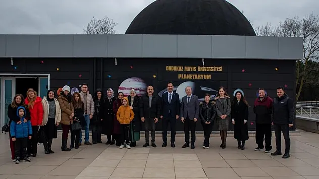 OMÜ Planetaryumu'nda Uzaya Yolculuk