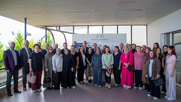 OMÜ ve Altınkum Özel Eğitim iş birliğiyle 'Sağlık Evde Başlar' projesi açıldı