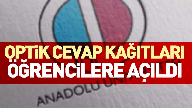 Optik Cevap Kağıtları Öğrencilere Açıldı