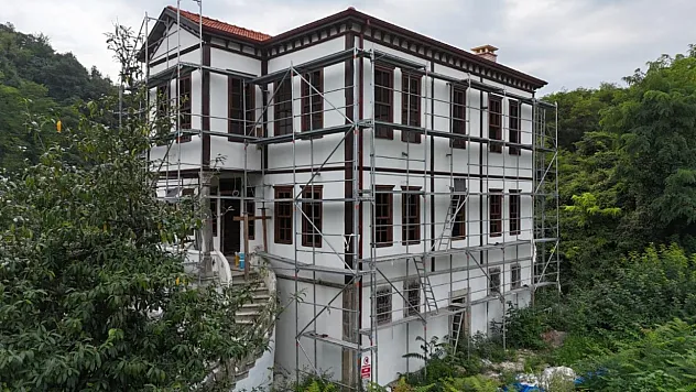 Ordu'daki Cevat Bey Konağı'nda restorasyonda sona gelindi
