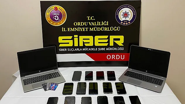 Ordu merkezli 17 ilde dolandırıcılık operasyonu: 8 tutuklama