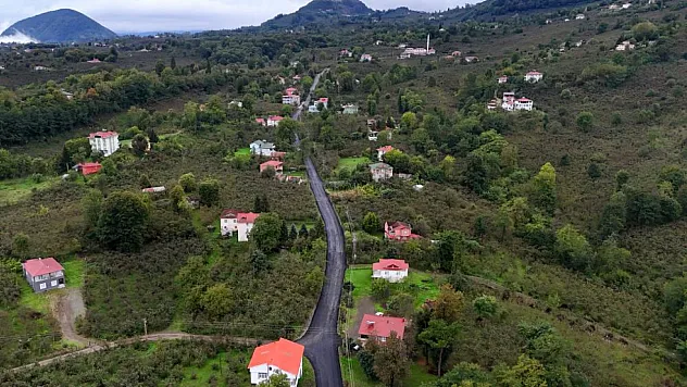 Ordu'nun O Mahallesi Sıcak Asfaltla Konfora Kavuştu