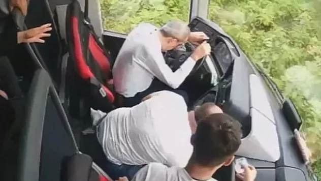 Otobüs kazasında yeni görüntüler ortaya çıktı