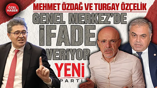 Özdağ ve Özçelik, Ensar Aytekin'le toplantıya girdi