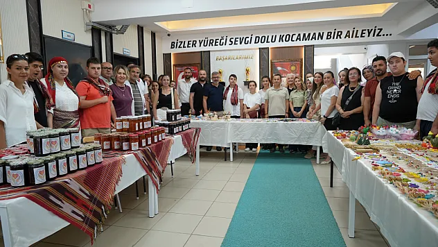 Özel öğrencilerin el emeği ürünlerine anlamlı destek