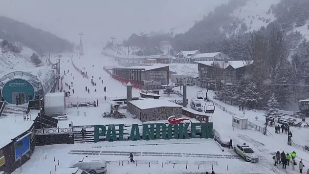 Palandöken'de görsel şölen