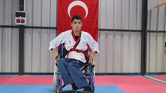 Para tekvandocu Hasan, milli takıma girmeyi hedefliyor