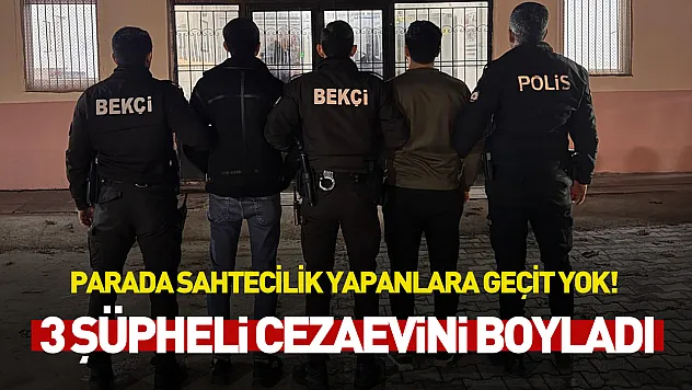 Parada sahtecilik yapanlara geçit yok! Vezirköprü'de 3 şüpheli cezaevini boyladı