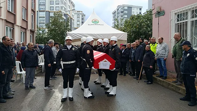 Polis memuru Samsun'da son yolculuğuna uğurlandı