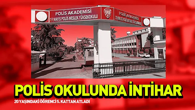 Polis okulunda korkunç intihar!