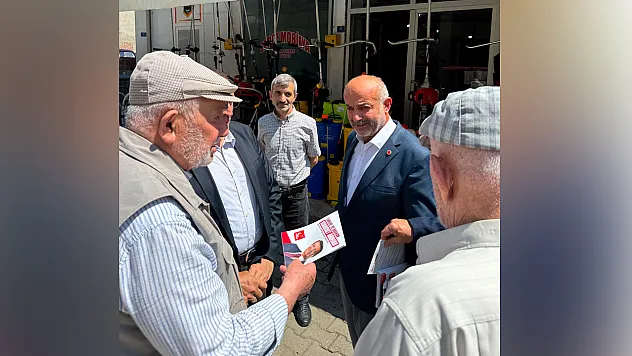 Saadet Partisi Çarşamba Çay Mahallesi esnafını ziyaret etti