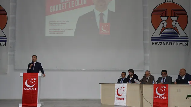 Saadet Partisi Havza İlçe Başkanlığına Saffet Ergin seçildi