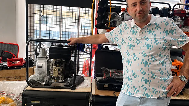 Sağanak sonrası Çarşamba'da su motoru talebi arttı