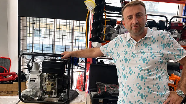 Sağanak sonrası Çarşamba'da su motoru talebi arttı
