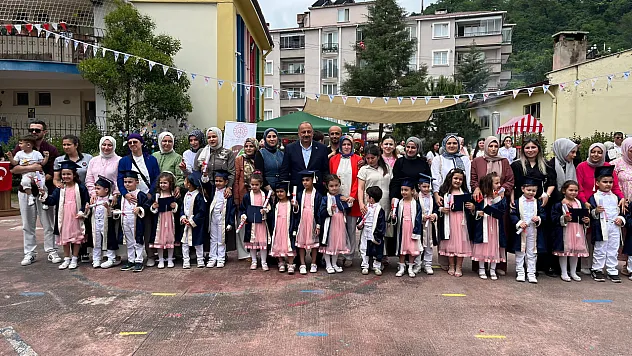 Salıpazarı Anaokulunda mezuniyet heyecanı