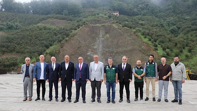 Salıpazarı Barajı'nda taşkınları bitirecek dev projede çalışmaları incelendi