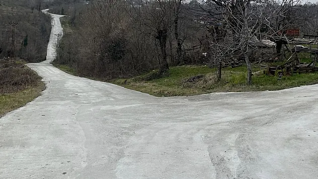 Salıpazarı  beton yollarla daha konforlu
