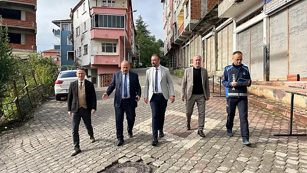 Salıpazarı'nda Doğalgaz Çalışmaları Yerinde İncelendi