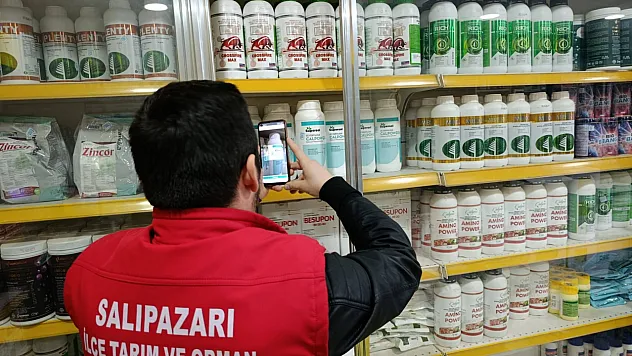 Salıpazarı'nda gübre bayilerine sıkı denetim